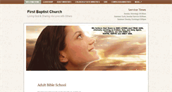 Desktop Screenshot of firstbaptistsisterbay.com