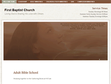 Tablet Screenshot of firstbaptistsisterbay.com